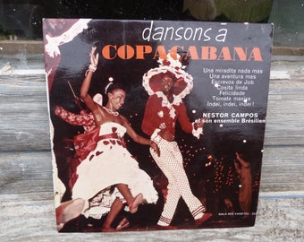 1962 Original vinyle record  NESTOR CAMPOS / Dansons à Copacabana / Bresil / Bossa Nova, Samba, Beguine