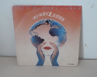 1986 original vinyle record   Jean Michel Jarre Rendez vous Synth Pop