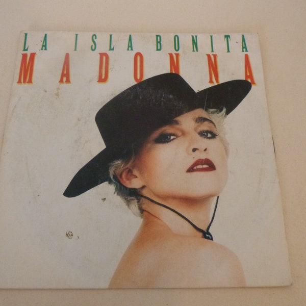 1980 Original vinyle record  MADONNA /La Isla bonita