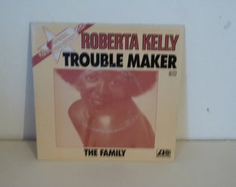 1976 original vinyle record   Roberta Kelly Trouble maker Special disc jockey Disco