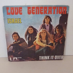 1972 Original vinyle record  LOVE GENERATION / ISRAEL  Pop rock