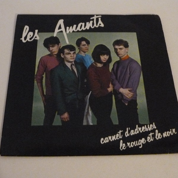 1980 original vinyle record  LES AMANTS carnet d'adresses