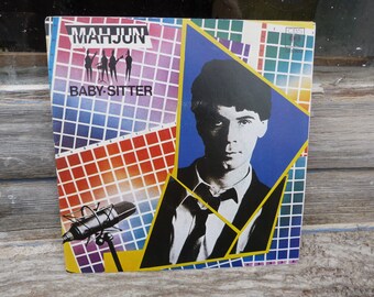 1980 Original vinyle record  MAHJUN/ Baby sitter /French pop
