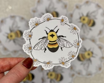 Rusty patched bumble bee Sticker | Nature and wildlife, insect decal for laptops, water bottles, notebooks