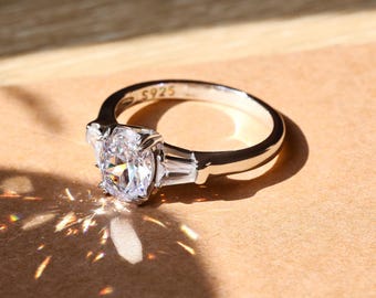 Risparmia alla grande su Anelli Di Nozze Solari Femminili Elegante Anello Di Fidanzamento Del Solario In Argento In Argento In Argento Per Donne