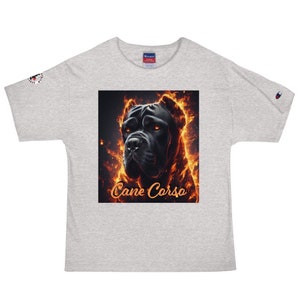 Cane Corso flaming  Champion T-Shirt
