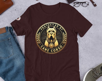 Camiseta unisex Protegido por Corso Gold