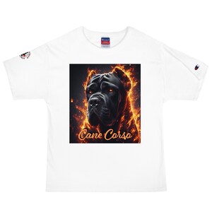 Cane Corso flaming  Champion T-Shirt