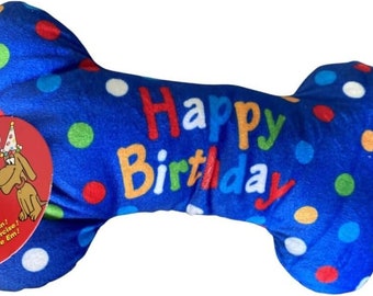 Squeaky Happy Birthday Dog Toy