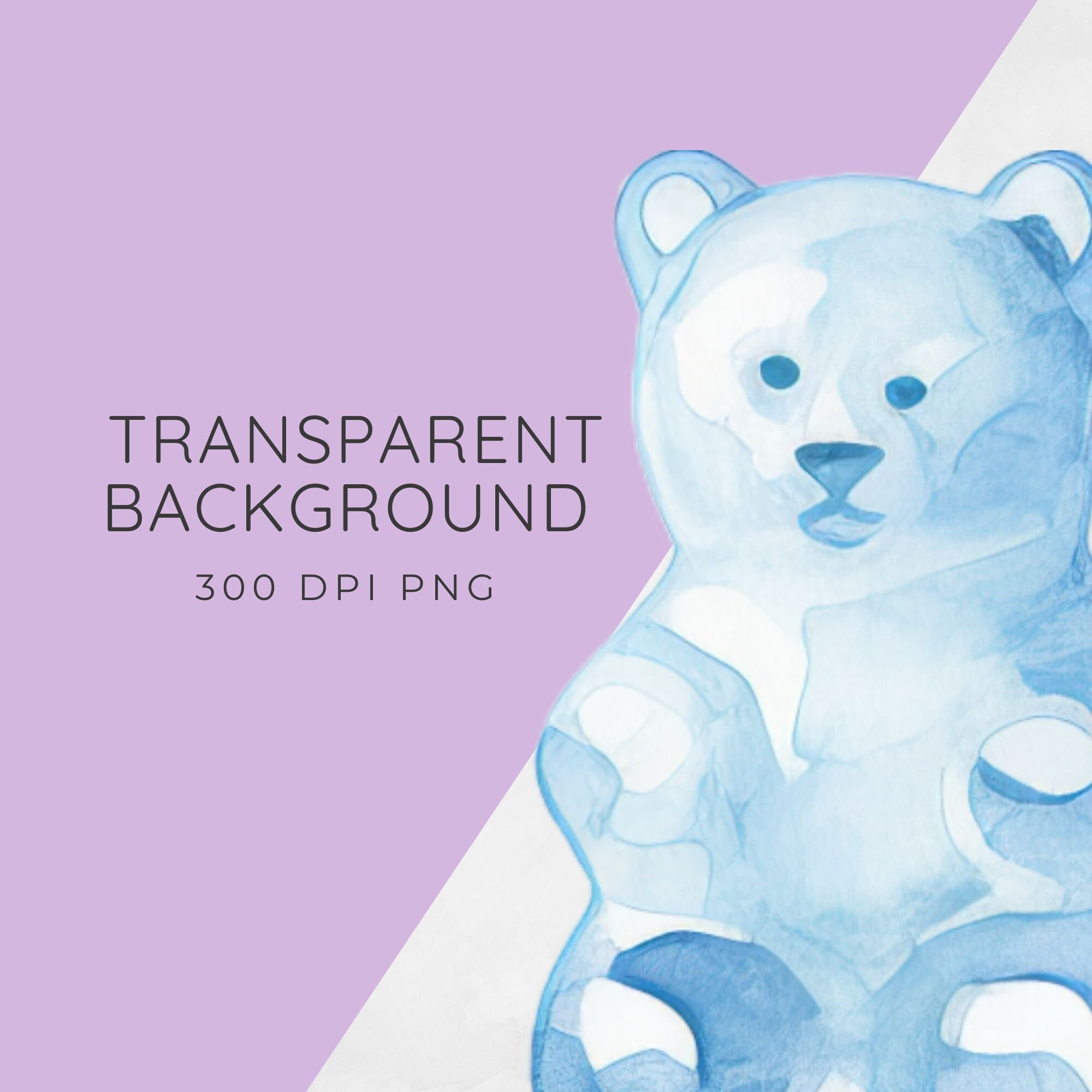 Gummy Bear Clipart, Candy Clipart PNG, Sweet Clipart, Blue Candy ...