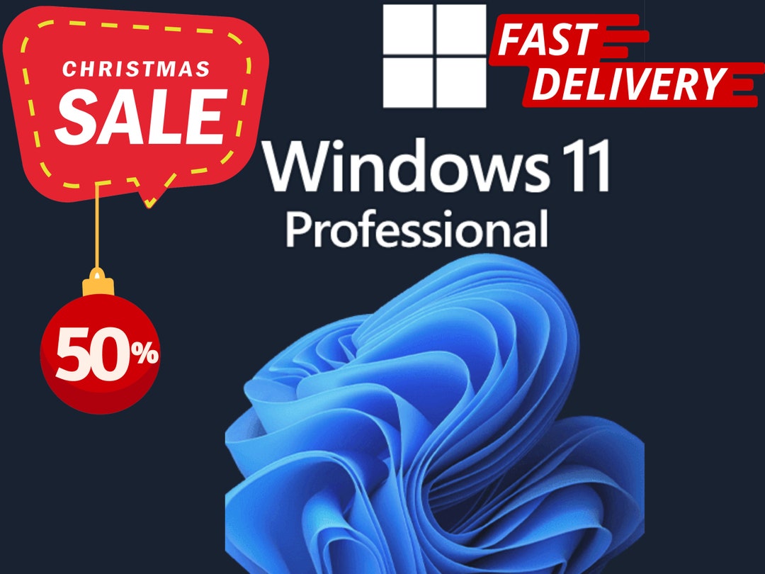 Windows 11 Pro Lifetime Activation Key Fast Delivery Etsy