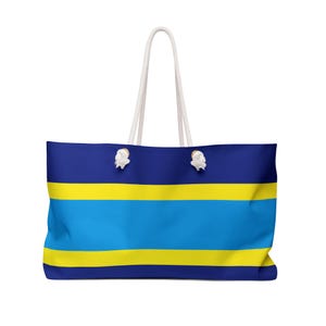 Deaf Awareness Pride Flag Weekender Bag, Deaf Culture Travel Tote, Disability Rights Duffel, Inclusion Overnight Bag, Diversity Awareness