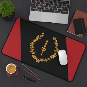 Black American Heritage Flag Gaming Desk Mat for Black History Month, Black History Month Gift, Cultural Heritage