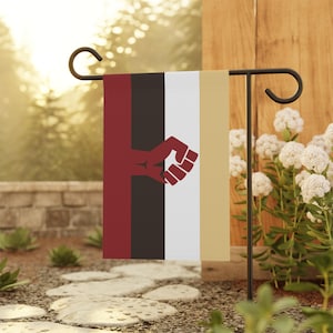 Original Juneteenth Flag Garden Banner, African American Liberation Celebration, Yard Sign, Black History Month Decor, Emancipation Day Gift