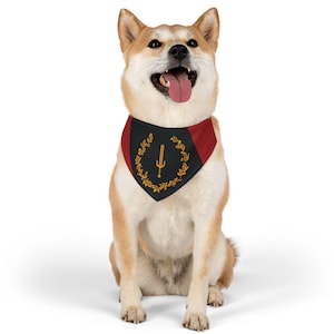 Black American Heritage Flag Pet Bandana Collar for Black History Month, Pet Neckwear, Ethnic Pride Dog Scarf, Juneteenth