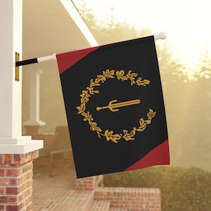 Black American Heritage Flag Outdoor Banner, Garden Flag, African American History Decor, Yard Sign, Patriotic Garden Decor, Historical Home