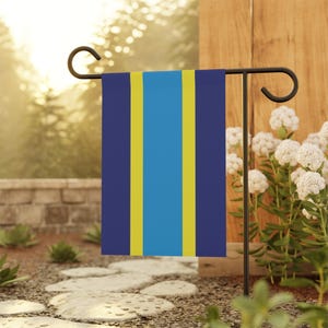 Deafness Awareness Pride Flag Garden Banner, Outdoor Flag, House Decoration, Yard Sign, Deaf Awareness Gift, Deaf Community Decor