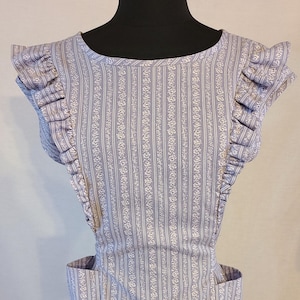 Vintage Reproduction 1940s Style Cotton Cobbler Top - Size Small