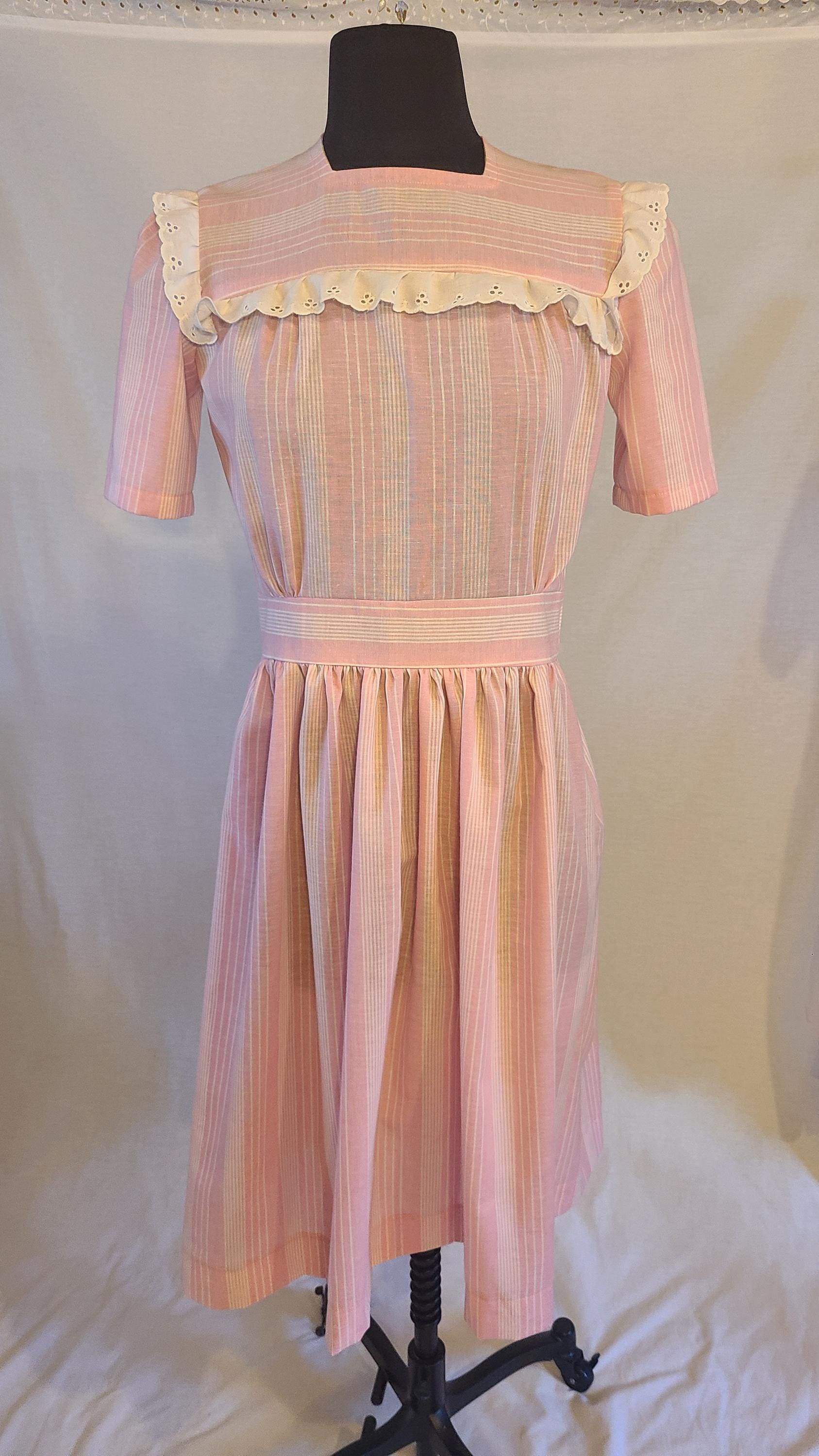 1940s Pink Dress - Etsy