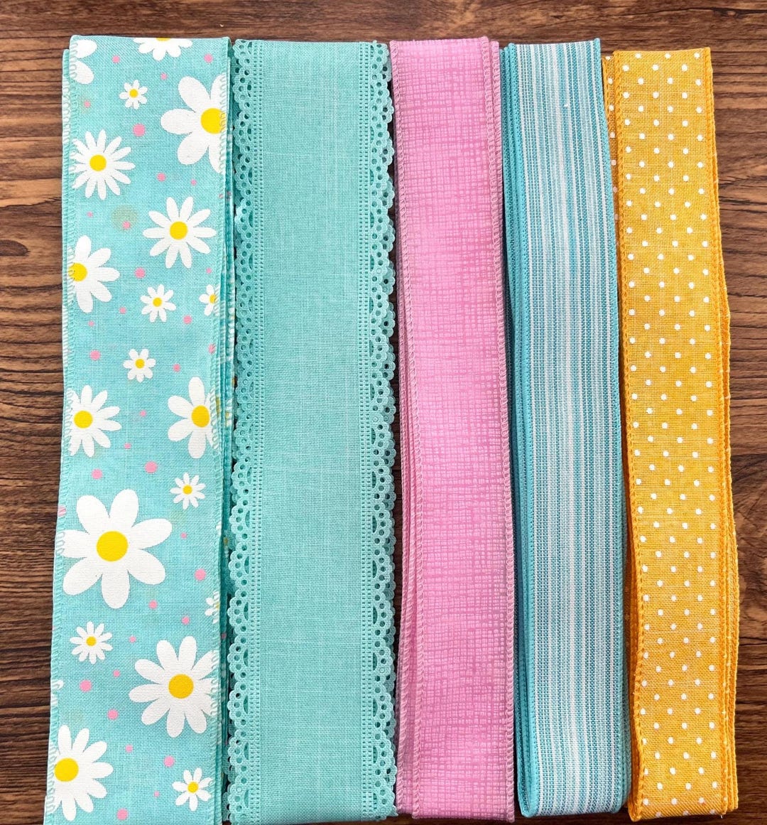 Spring Colored Ribbons Spring Ribbon Bundle| Luxury Ribbons| 10 Yards Total | Coordinated DIY ...