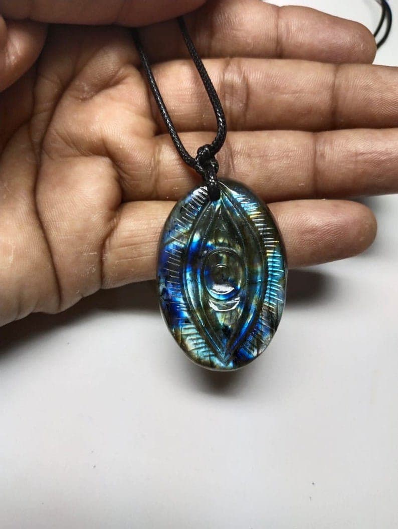 Labradorite - Pendentif Monture En Argent | Chemin De L'Eveil Labradorite - Pendentif Monture En Argent | Chemin De L'Eveil