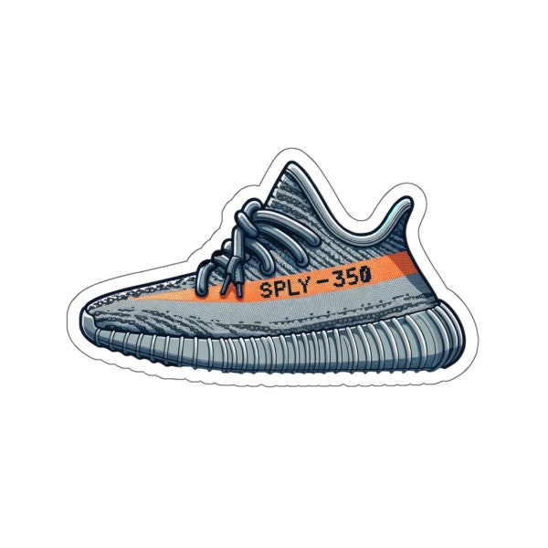 Unique Yeezy-Inspired Stickers, Boost 350, Kanye, Sneakerhead, modern, clean, Yeezy Boost 350 V2 'Beluga', High Quality