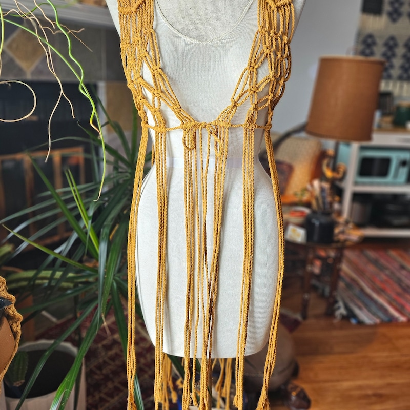 Renae Macrame Vest Top