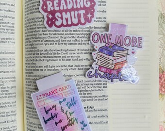 Bookish Magnetic Bookmark,Cute & Aesthetic Page Marker for Book Lovers,Readers,Gifts,Planner Accessories,Bookworm Essentials,Stationery Gift