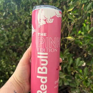 Special Edition RB Energy Drink Inspired 20oz Tumbler Pink Edition