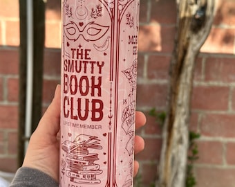 Spicy, Reader, Smutty, Romance Book, 20 ounce skinny tumbler