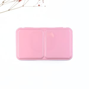 My Rock Way 12 Colors Cherry Blossom Pink Empty Metal Watercolor Tin Box with or without Pans, Perfect Gift for a Painter