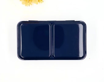 My Rock Way 12 Farben Lady Blue Leere Aquarellbox aus Metall mit oder ohne Näpfchen. Reisepalette, perfektes Geschenk für Künstler, Maler