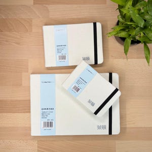 Leyton Handbook S,M,L 100% cotone, 300 g, grana satinata, 20 fogli, qualità artistica