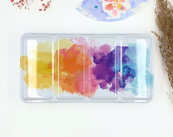 Boîte pour aquarelle en métal vide 48 couleurs  « Colourful Days »