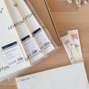 Box Leyton Grain Fin Experience 100% cotone carta per acquerello, 3 sacchetti 16K + 1 sacchetto 16K gratuito, 300g, 350g, 450g, qualità artistica