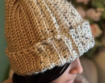 NEW Handcrafted Cozy Beanie – Soft Chunky Hat in Earthy Tones