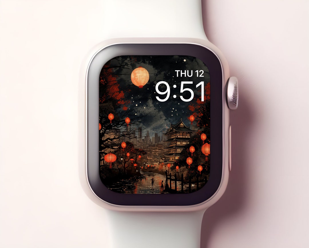 Lantern Festival Apple Watch Wallpaper Traditional Japanese - Etsy