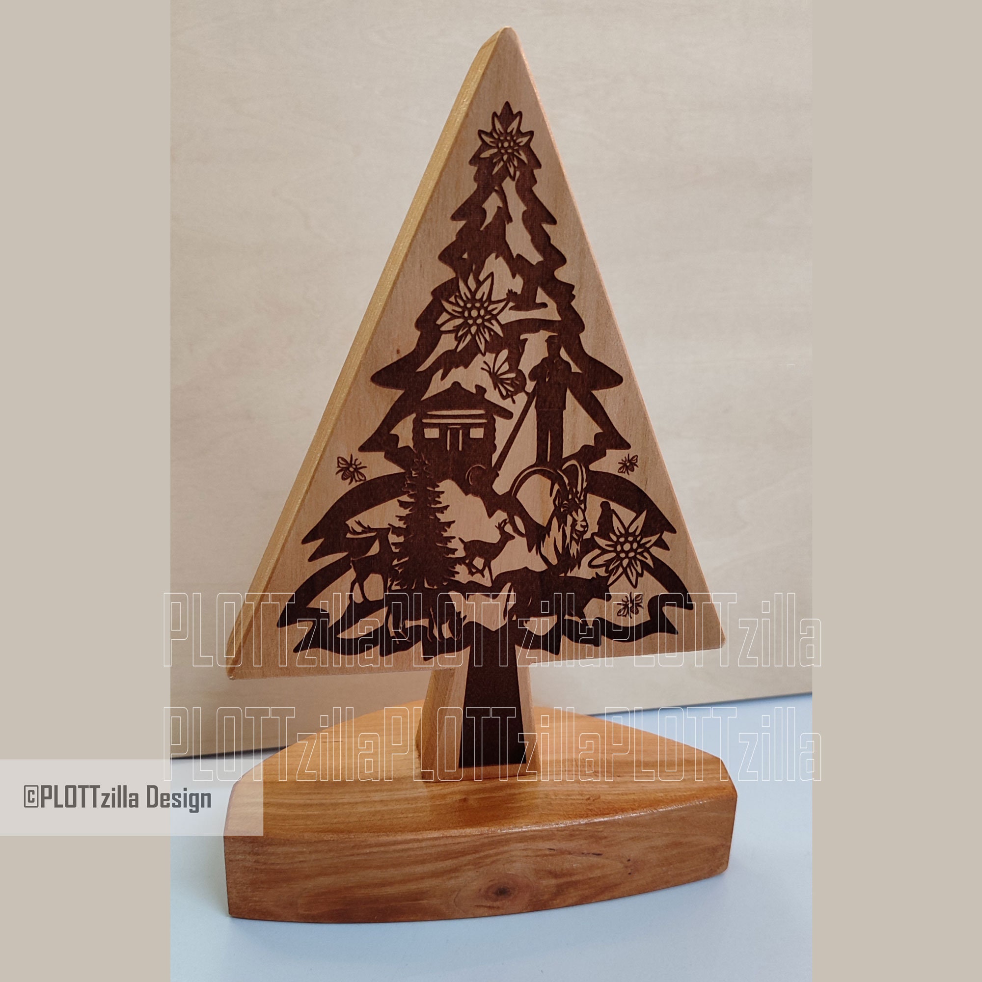Plotter File Alpine Tree, Digital, Svg/eps/dxf/jpg/png File, for All ...