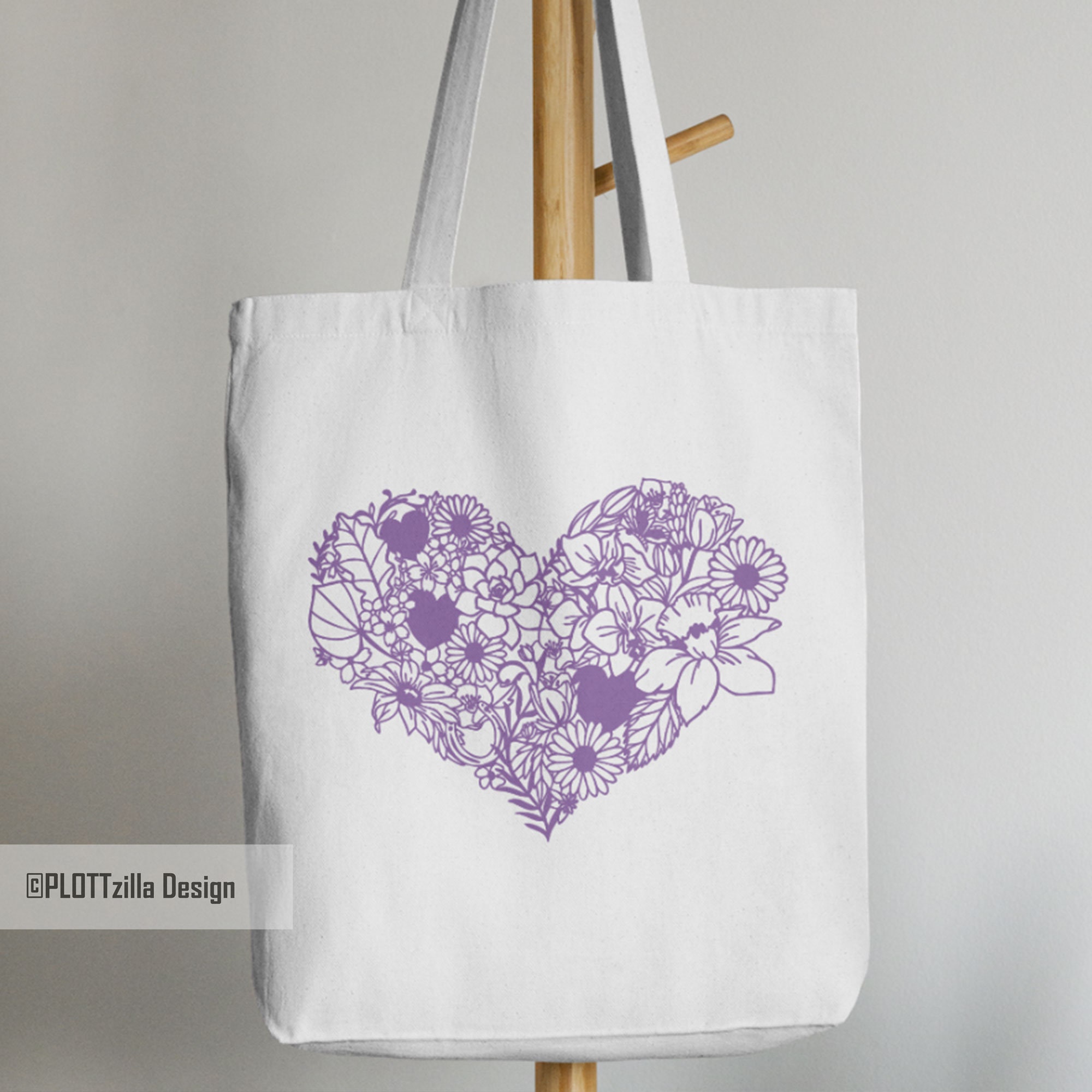 Plotter File Heart Floral, Digital, Svg/eps/dxf/jpg/png File, for All ...