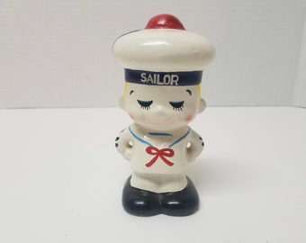 Vintage sailor money box