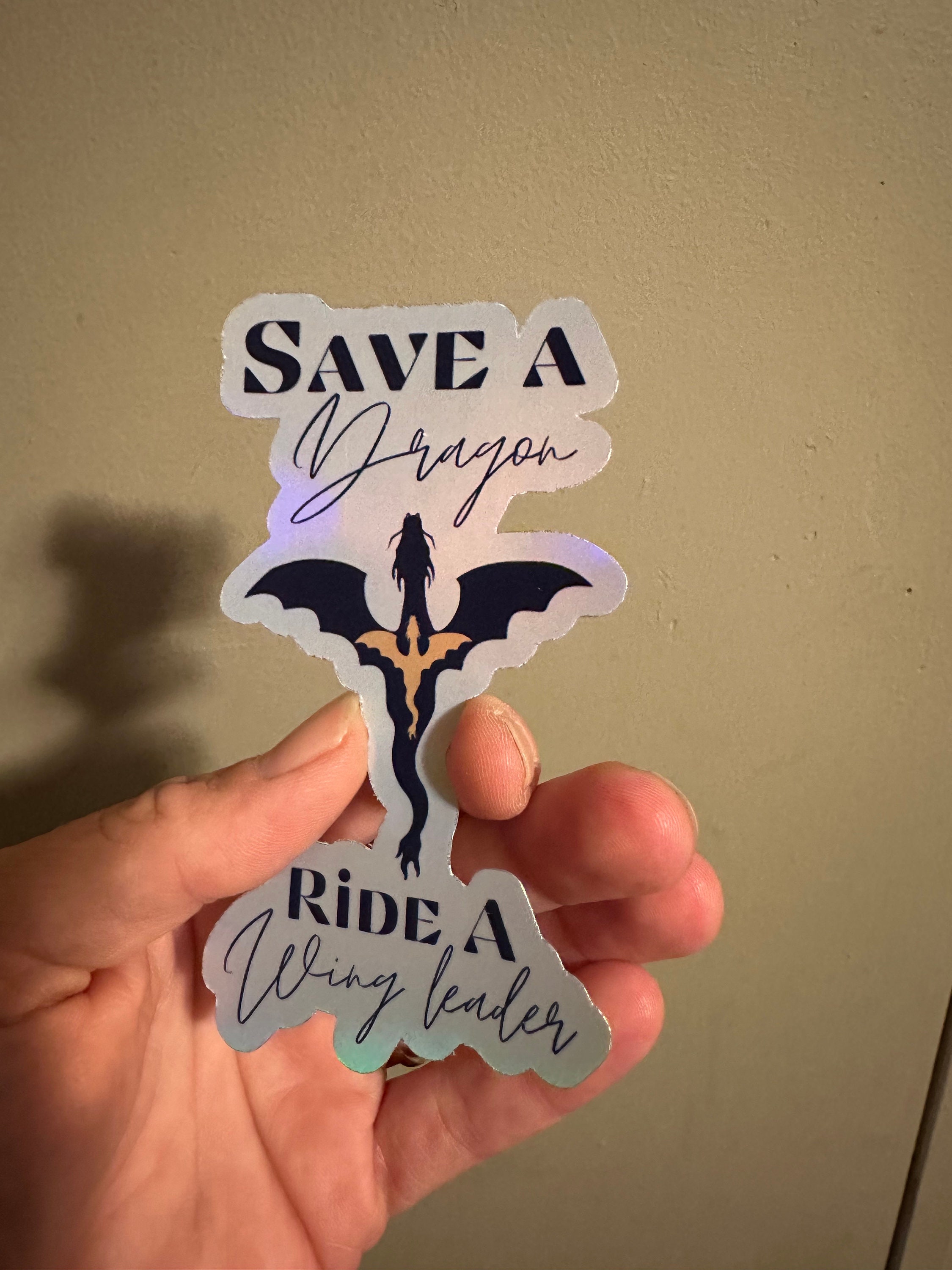 Ride a wing leader Sticker