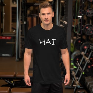 T-shirt unisex Karate Hai girocollo, regalo per chi ama le arti marziali