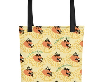 Buzzy Bee Lovers I'm the Bees Knees Tote bag Bee Keeper Bee Lover Florist Gardener