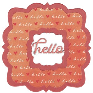 Hello Printable Greeting Card
