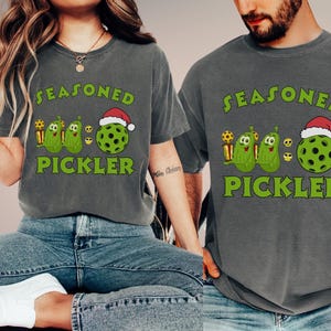Seasoned Pickler Shirt: Funny Pickleball Player Graphic Tee