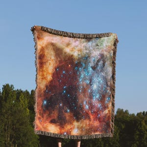 Nebula Fleece Blanket: Hubble Space Galaxy Throw