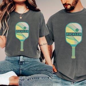 Funny &#39;Pickler&#39; Pickleball Graphic Tee - Comfort Colors Shirt
