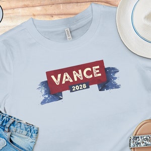JD Vance 2028 Shirt Vance shirt Presidential Campaign Shirt Retro Vintage Election T-Shirt Vote JD Vance for President 2028