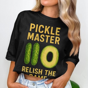 Funny Pickleball T-Shirt: Pickle Master Graphic Tee