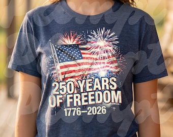 PNG del 250 aniversario de EE. UU., descarga digital del 4 de julio, diseño de la bandera del Día de la Independencia de Estados Unidos 250, archivo patriótico de EE. UU.